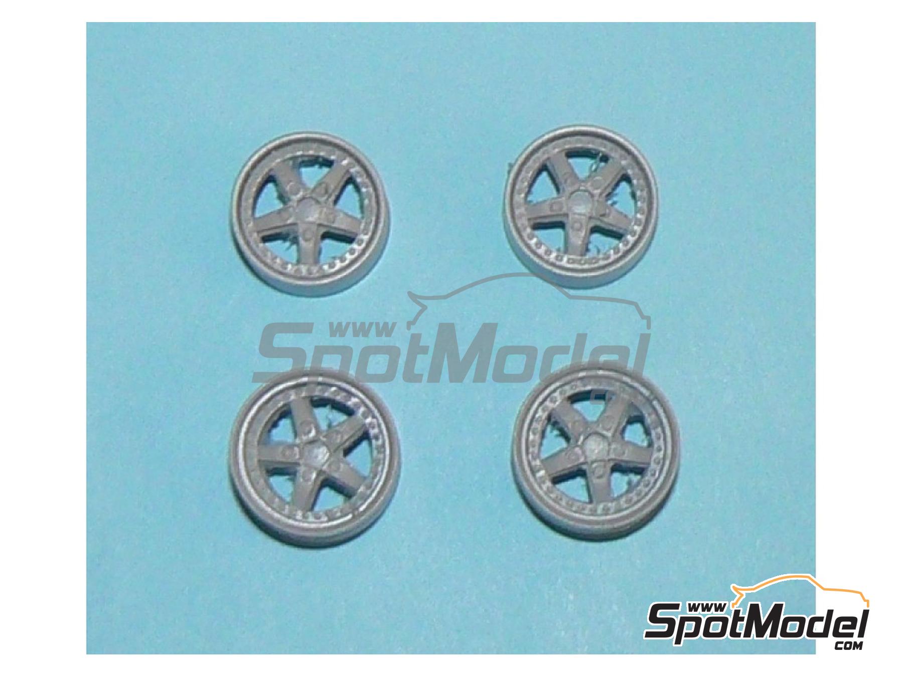 Kit Roues Canonica Pour Maquette Lancia 037 – échelle 1/24 – Rejimodel – Neuf